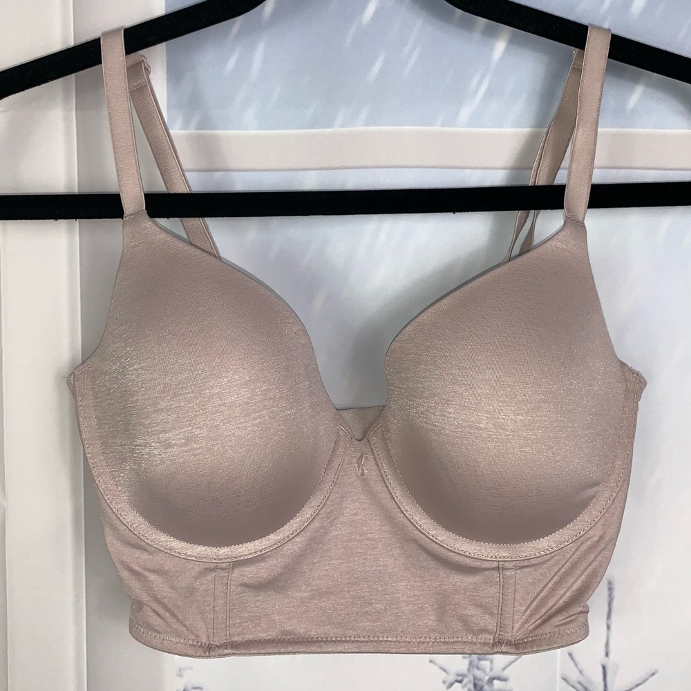 Victoria’s Secret Uplift Semi Demi 34 D 34D Longline Bra - Picture 1 of 10